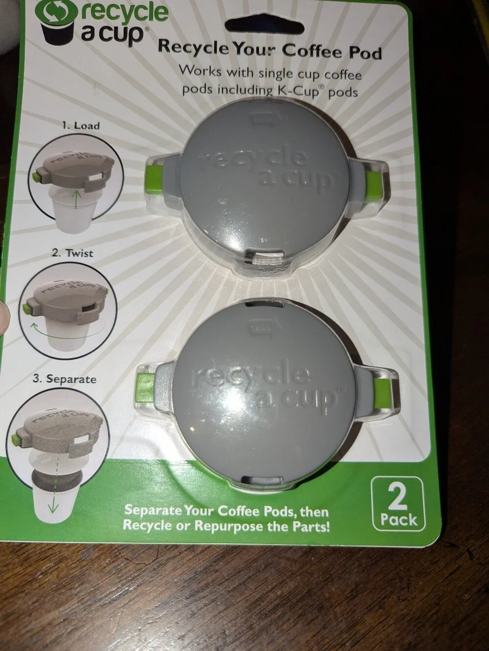Recycle A Cup K Cup Pod Recycling Tool Pack of 2 Coffee Single Repurpose 2pkgs